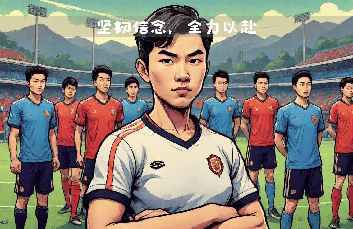 足球运动员们为争夺胜利全力以赴